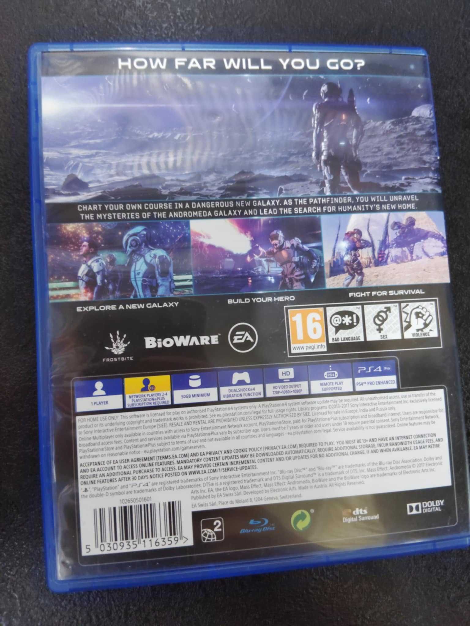 Mass Effect: Andromeda PS4 Polskie napisy są w grze / gra na konsole
