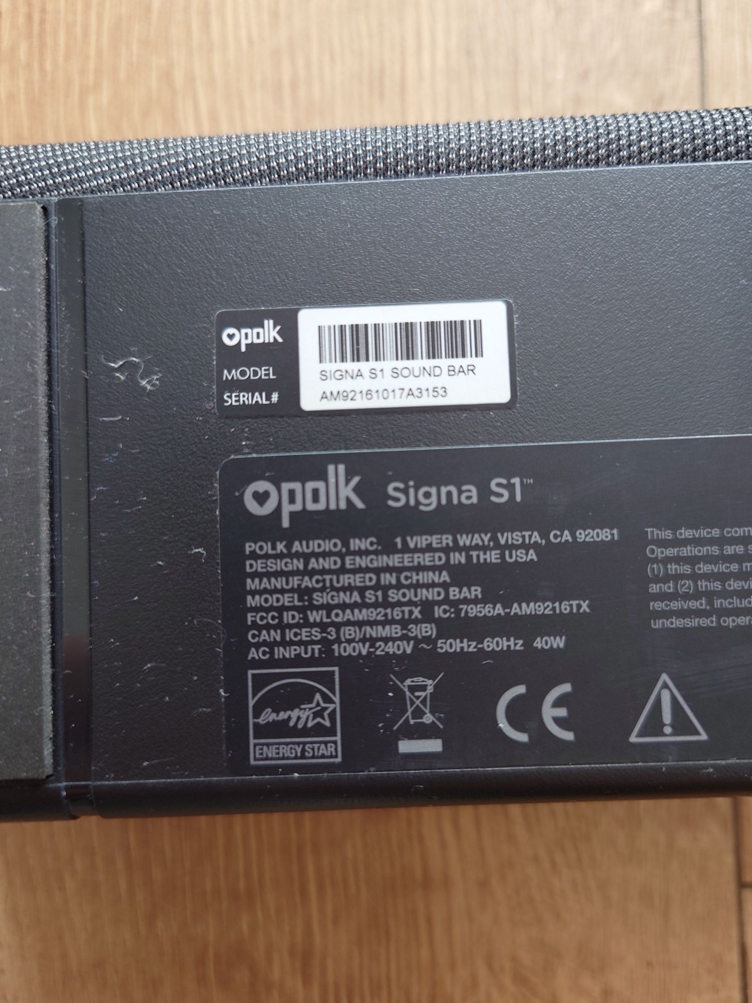 Sprzedam soundbar Polk Audio Signa S1