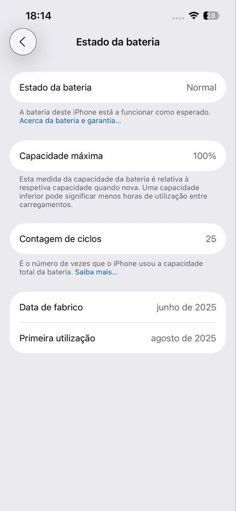 iPhone 16e 128Gb Preto como novo.