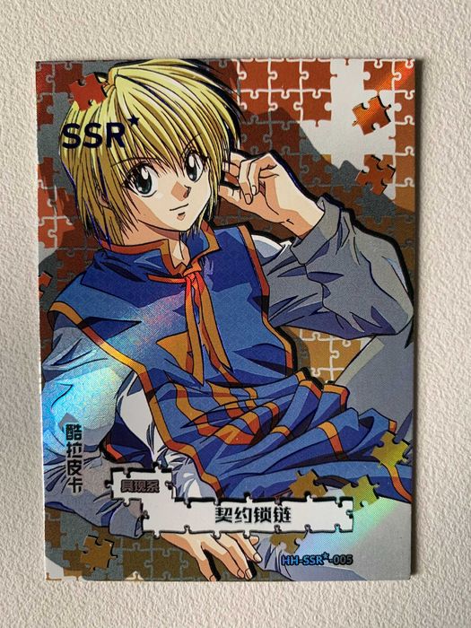 Cartão Hunter x Hunter - Kurapika