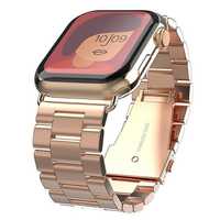 Mercury Pasek Metal Apple Watch 42Mm Różowo Złoty/Rose Gold