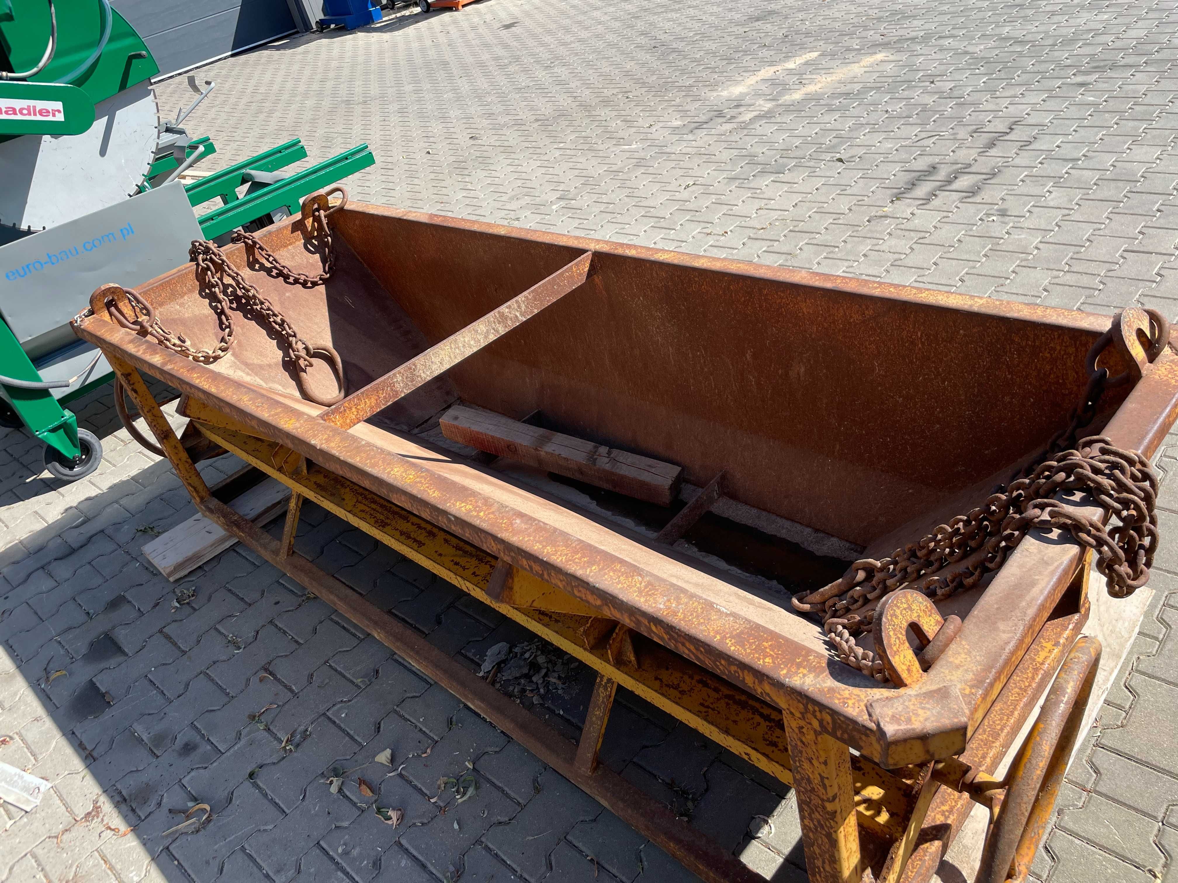 Pojemnik zbiornik dźwigowy Eichinger 1000L/2600kg betonu zaprawy Nr36