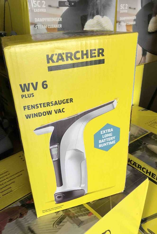 Віконний пилосос Karcher wv6 plus.новий оконный пылесос купить