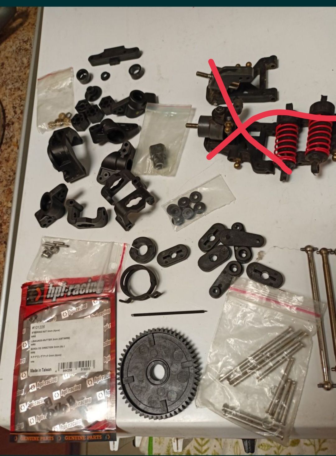 Części RC do modeli traxxas hpi hbx team asociated
