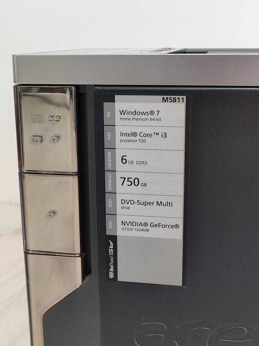 Torre Computador ACER 6 GB RAM disco 750 GB