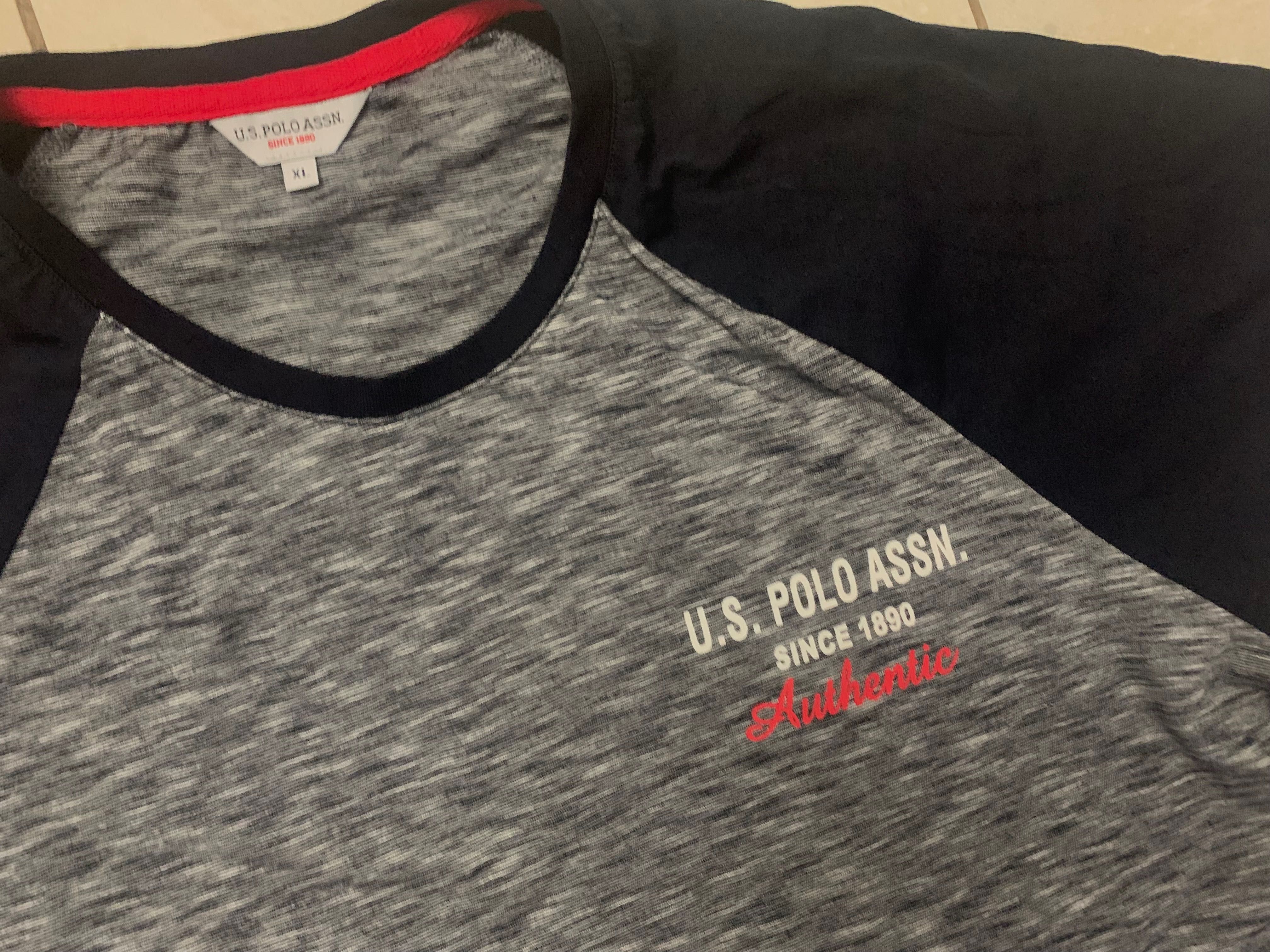 U.S Polo Assn. crewneck męska koszulka sportowa T-Shirt r. XL jak nowa
