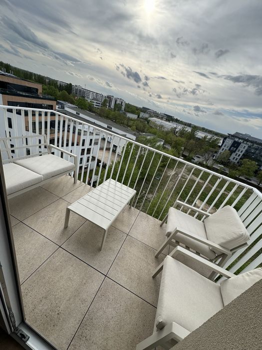 Zestaw mebli ogrodowych GoodHome Santorin 4 osobowy