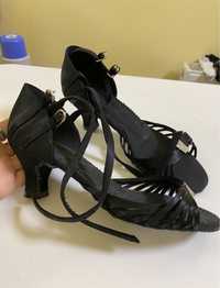Туфли для танцев 22,5 см босоножки танцевальные