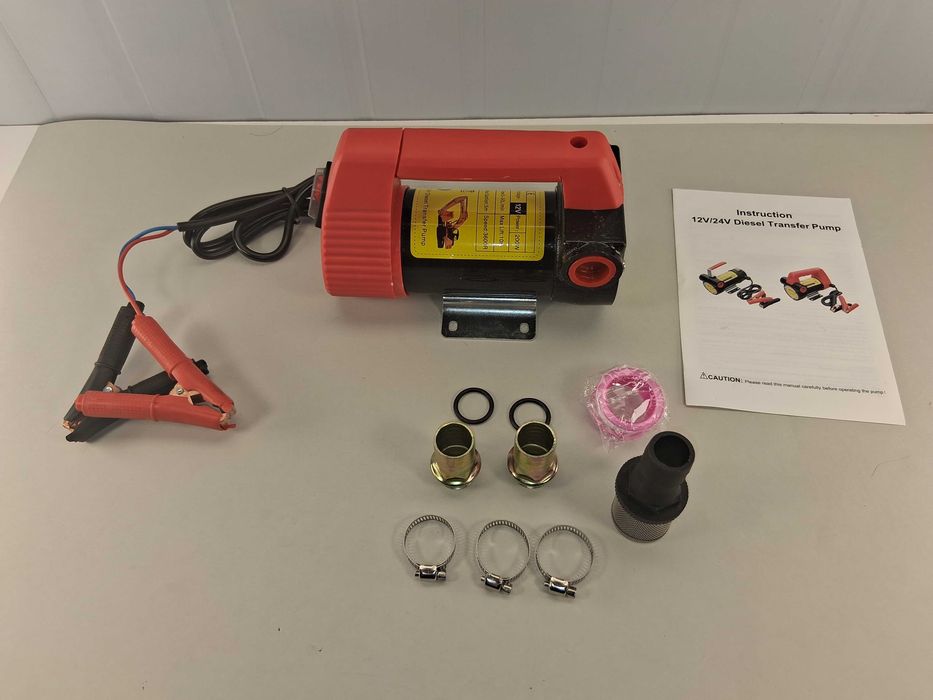O034 Pompa Dystrybutor Paliwa Oleju 12V 24V 175W 45L/min NOWA