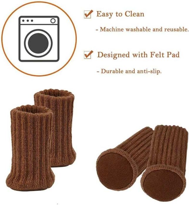 Nowe ochraniacze filcowe / podkładki / skarpety do mebli/ 24szt !2930!