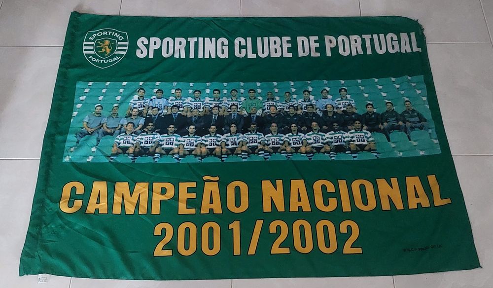 Bandeira Sporting.campeao 2001