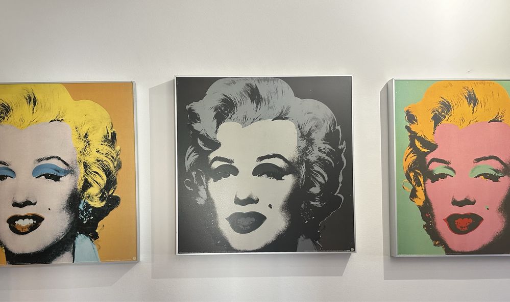 3 quadros da Marilyn Monroe