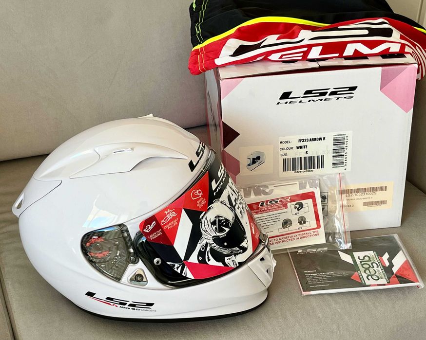 Capacete Ls2 ff323 Arrow R Carbon/Kevlar NOVO (40% Desconto) Tam. S