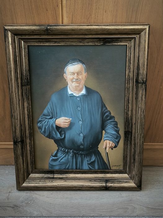 Obraz olejny Jarosław Jędrzejewski sygnowany