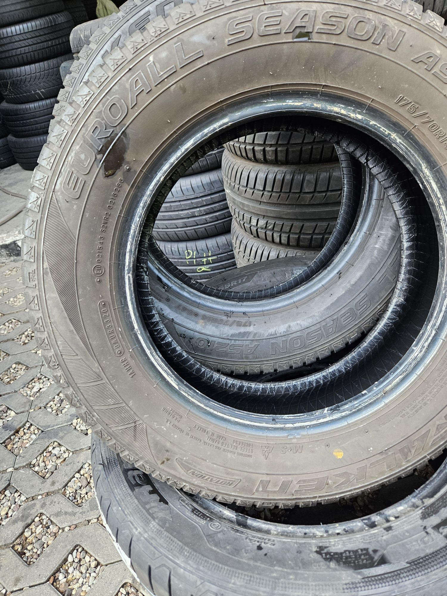[2szt] Falken 175/70 r14 Całoroczne /// 6,8mm!!! MONTAŻ