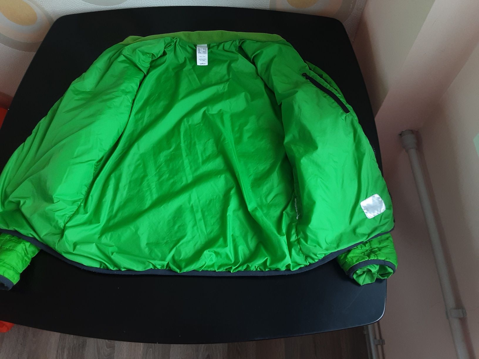 Зеленая куртка на весну,осень замеры в описании