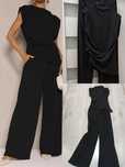 Zestaw uni na S M L / XL komplet elegancki czarny garnitur owy, dres