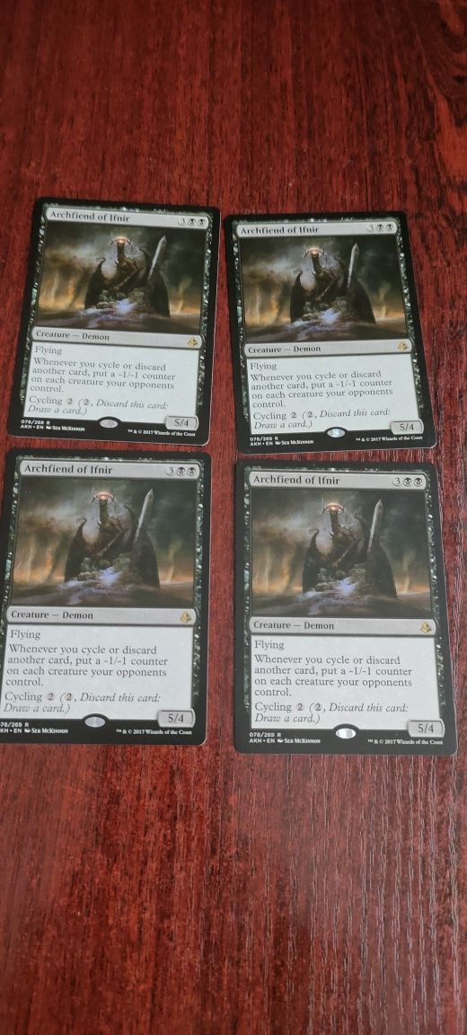 MTG Archfiend of Ifnir x 4