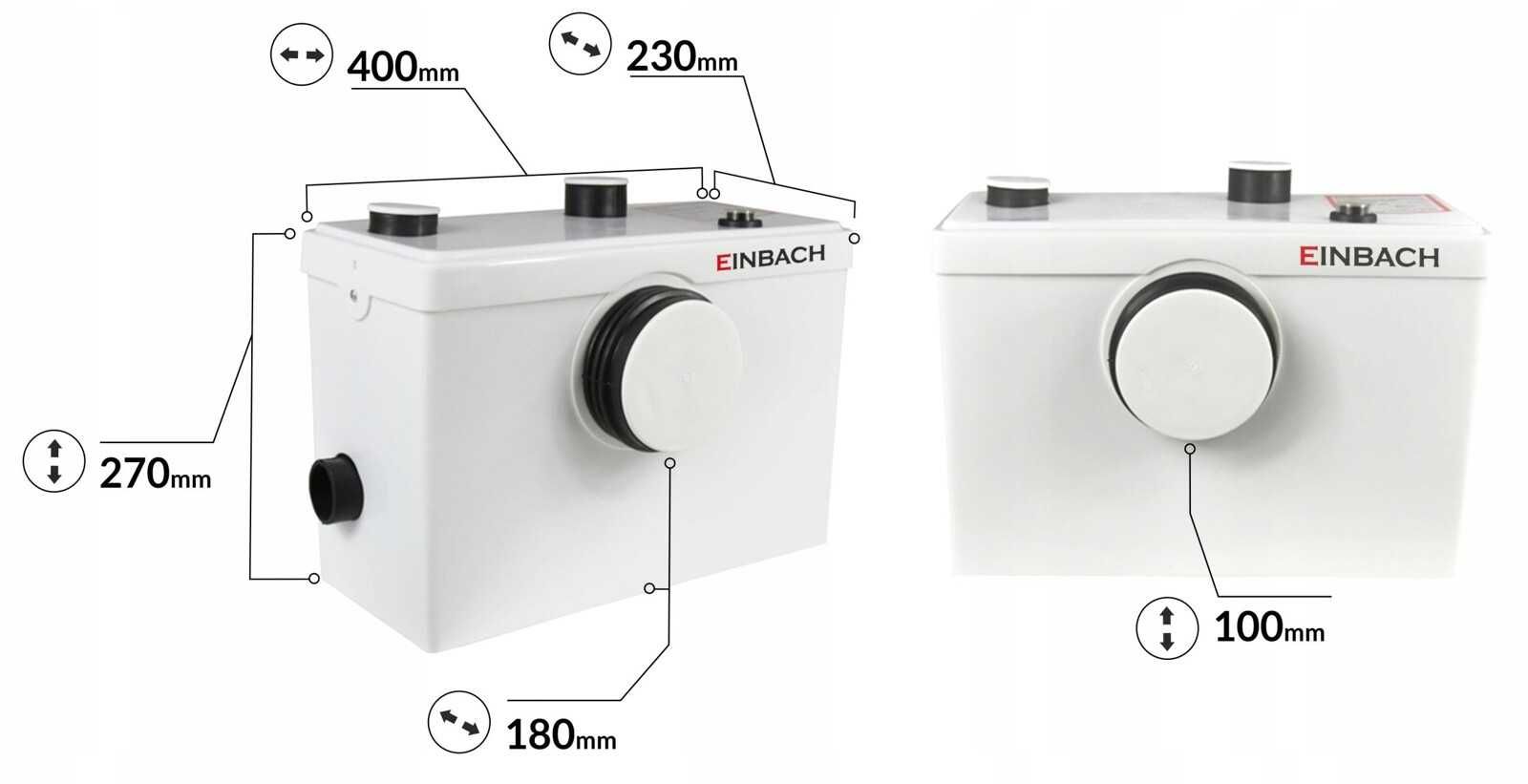 Pompa WC Z rozdrabniaczem SANIBO 4 IBO 600W Nowość!