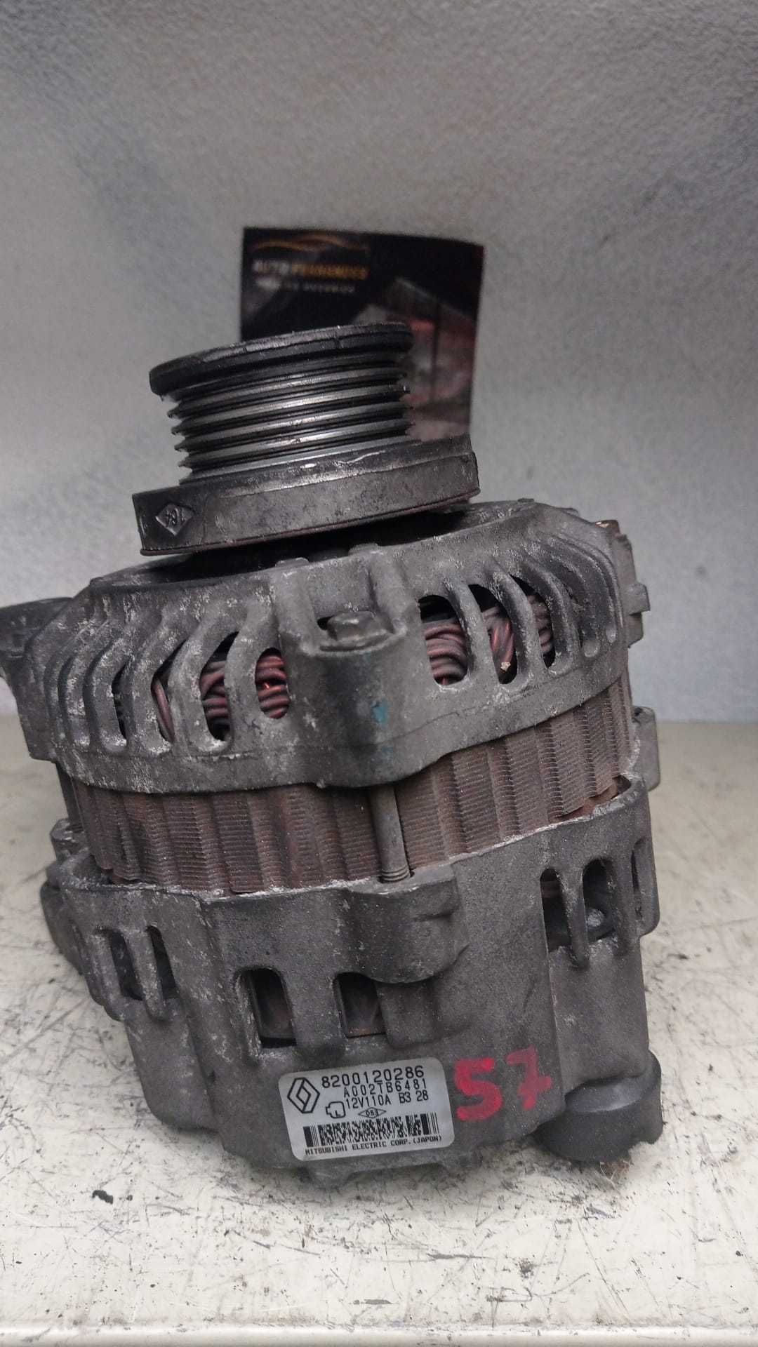 ALTERNADOR RENAULT CLIO II, MEGANE, KANGOO   Ref: 8 2 0 0 1 2 0 2 8 6