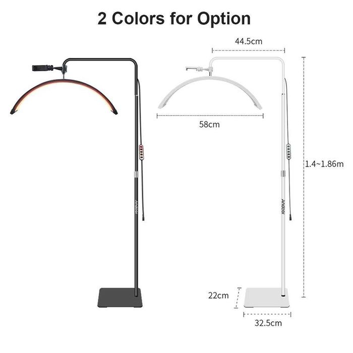 candeeiro led 36wts novo cor preto
