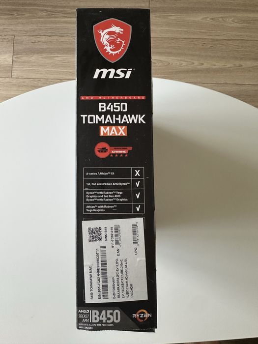 B450 TOMAHAWK MAX материнська плата