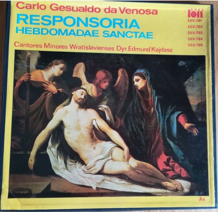 Responsoria Hebdomadae Sanctae - Carlo Gesualdo da Venosa - 5 płyt