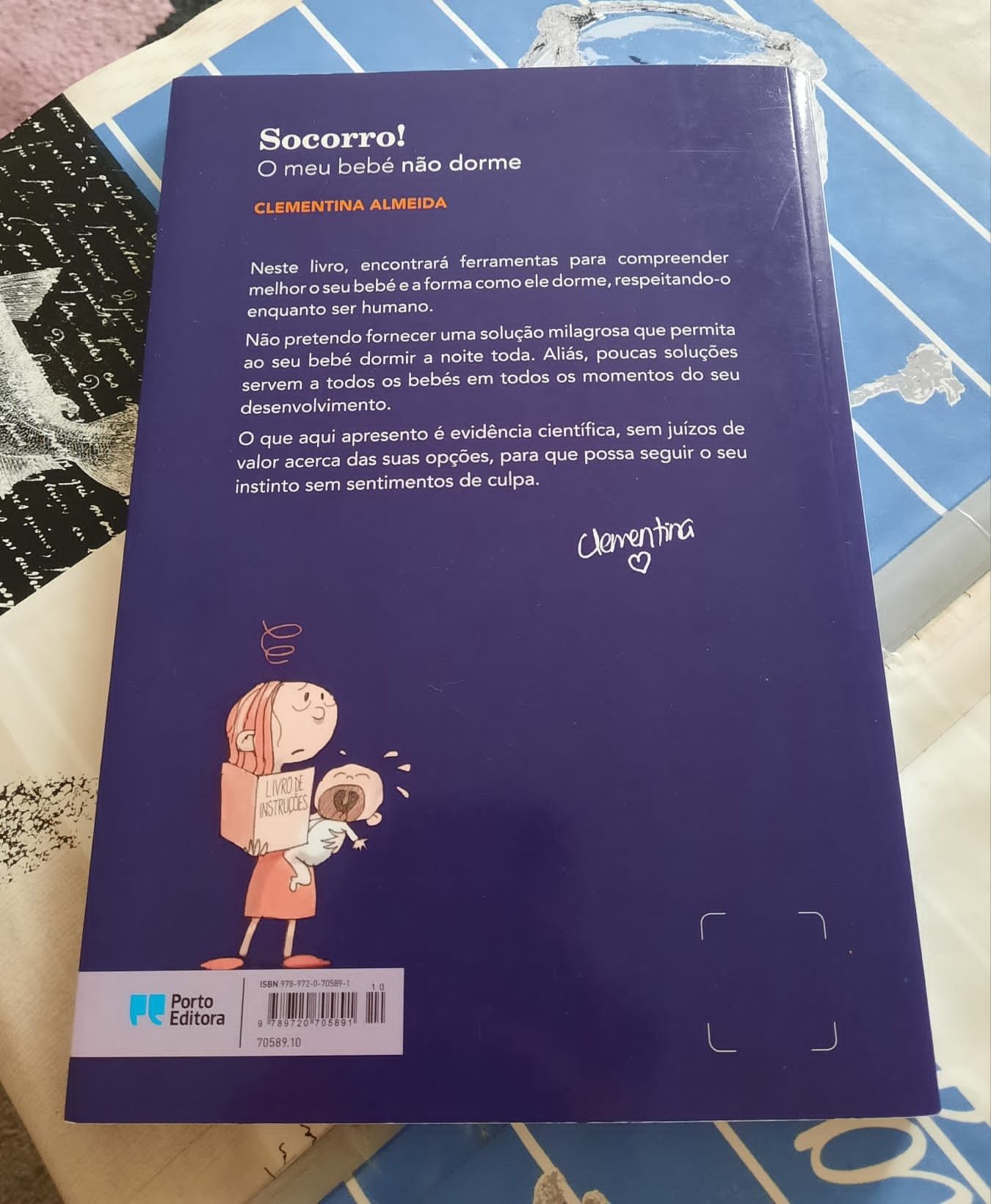 Livro "Socorro! O meu bebé não dorme"