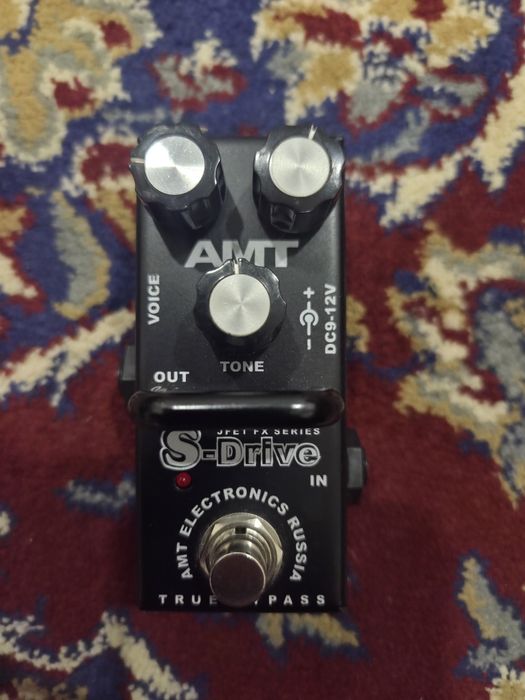 Pedal guitarra overdrive simulação Soldano