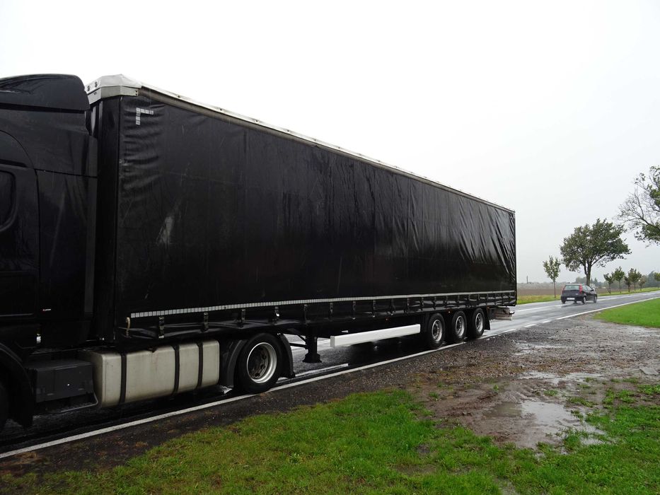 Krone SDP 27 mega profi liner rozsuwane słupki drzwi