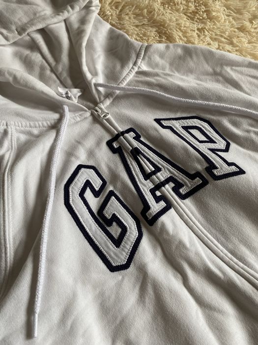 Зип-худи Gap білого кольору