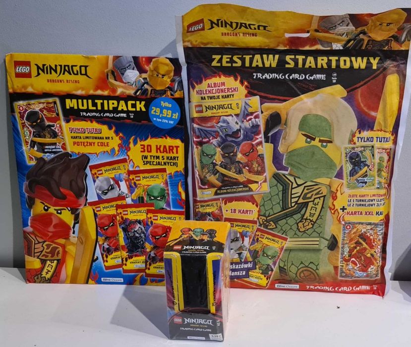 Album+multipak plansza+20 saszetki karty 120 szt Lego Ninjago seria 10