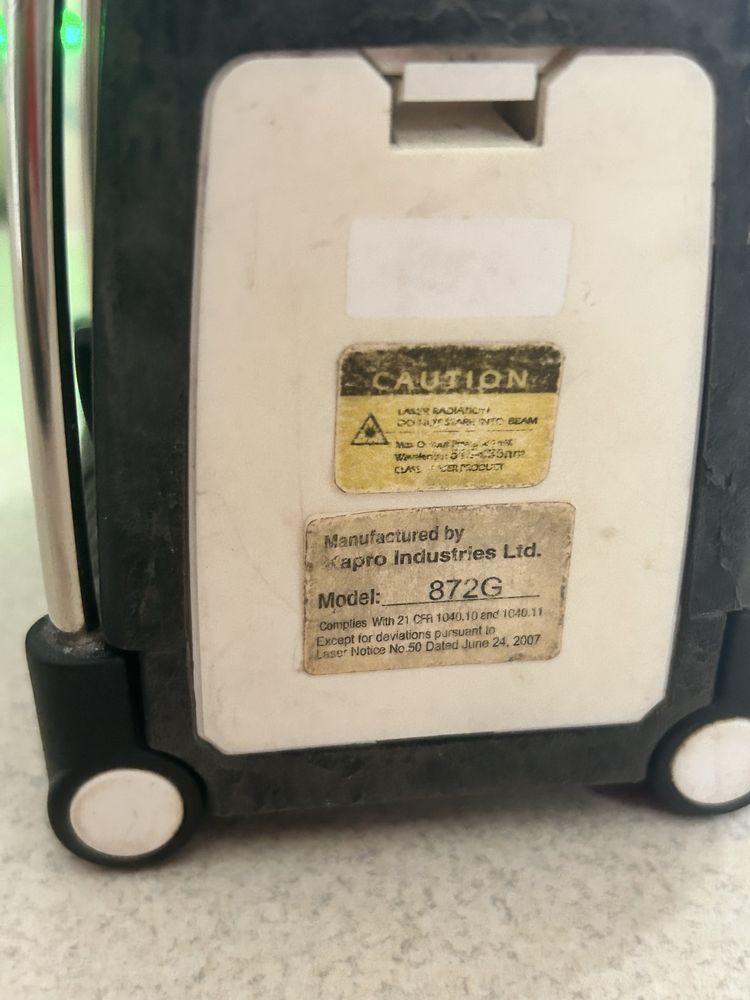 Poziomica laserowa odbiornik poziom laserowy KAPRO 872G