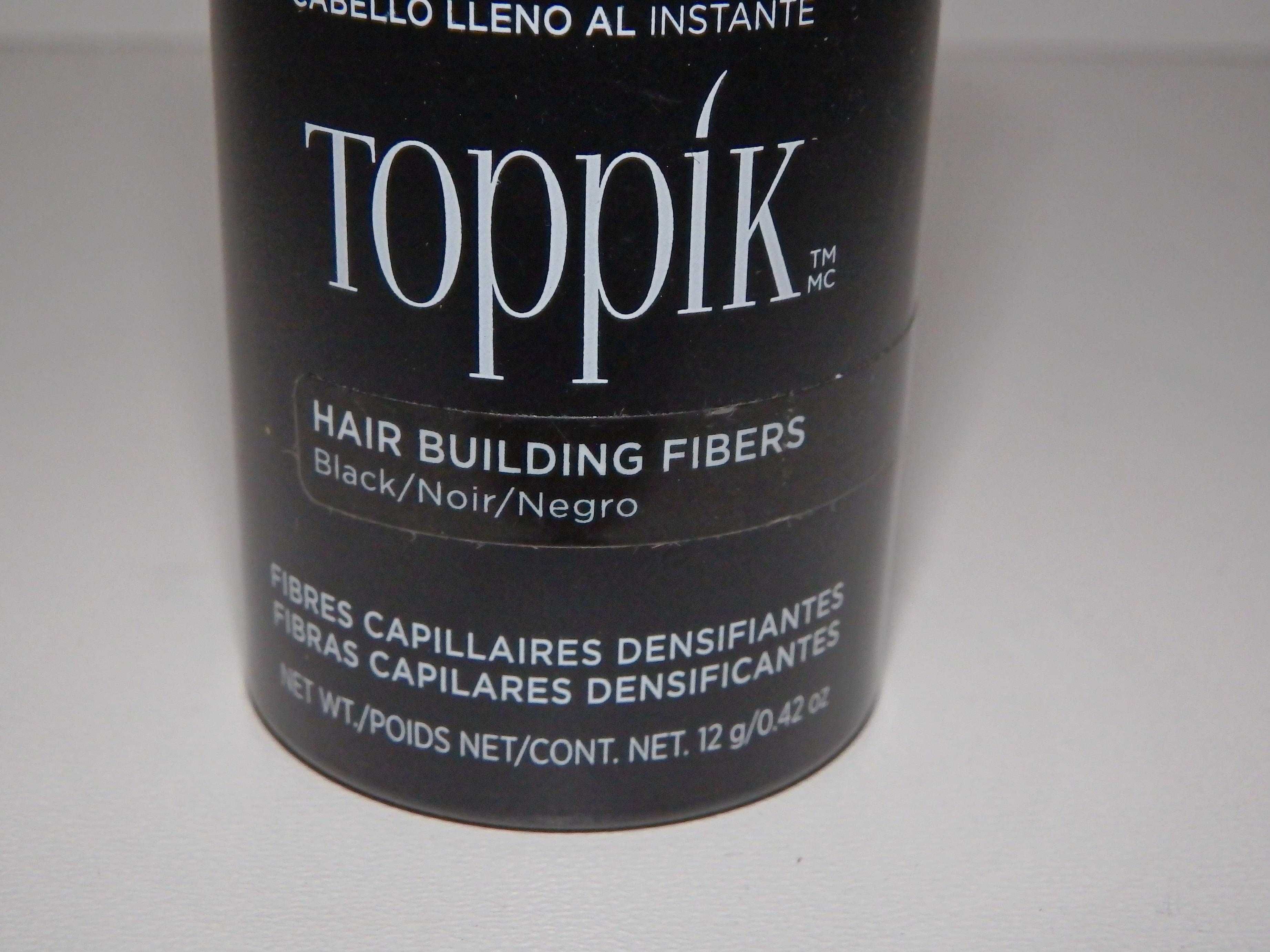 Toppik 12g - włókna keratynowe zagęszczające włosy czarny