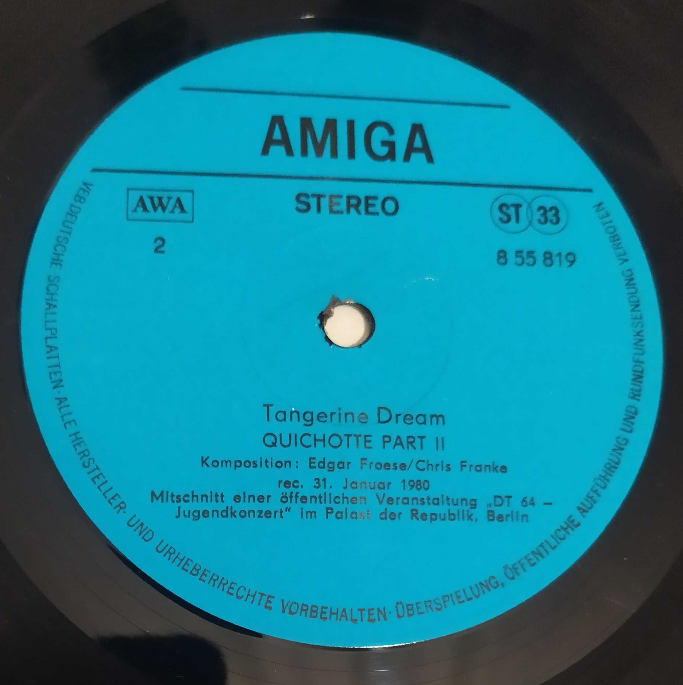 Tangerine Dream. Amiga. Germany. VG++