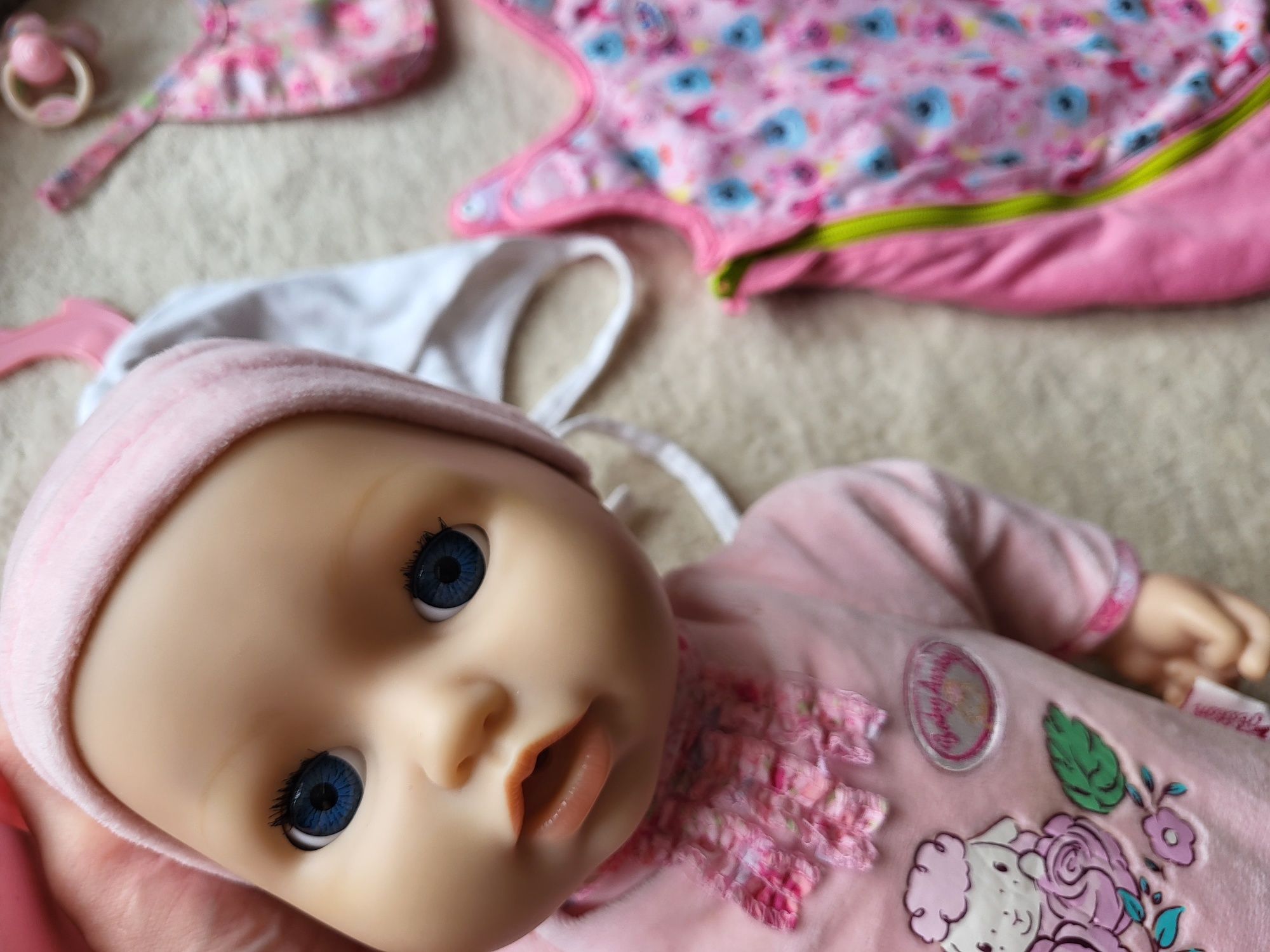 Baby annabell bobas zapf creation płacze i zamyka oczy zestaw