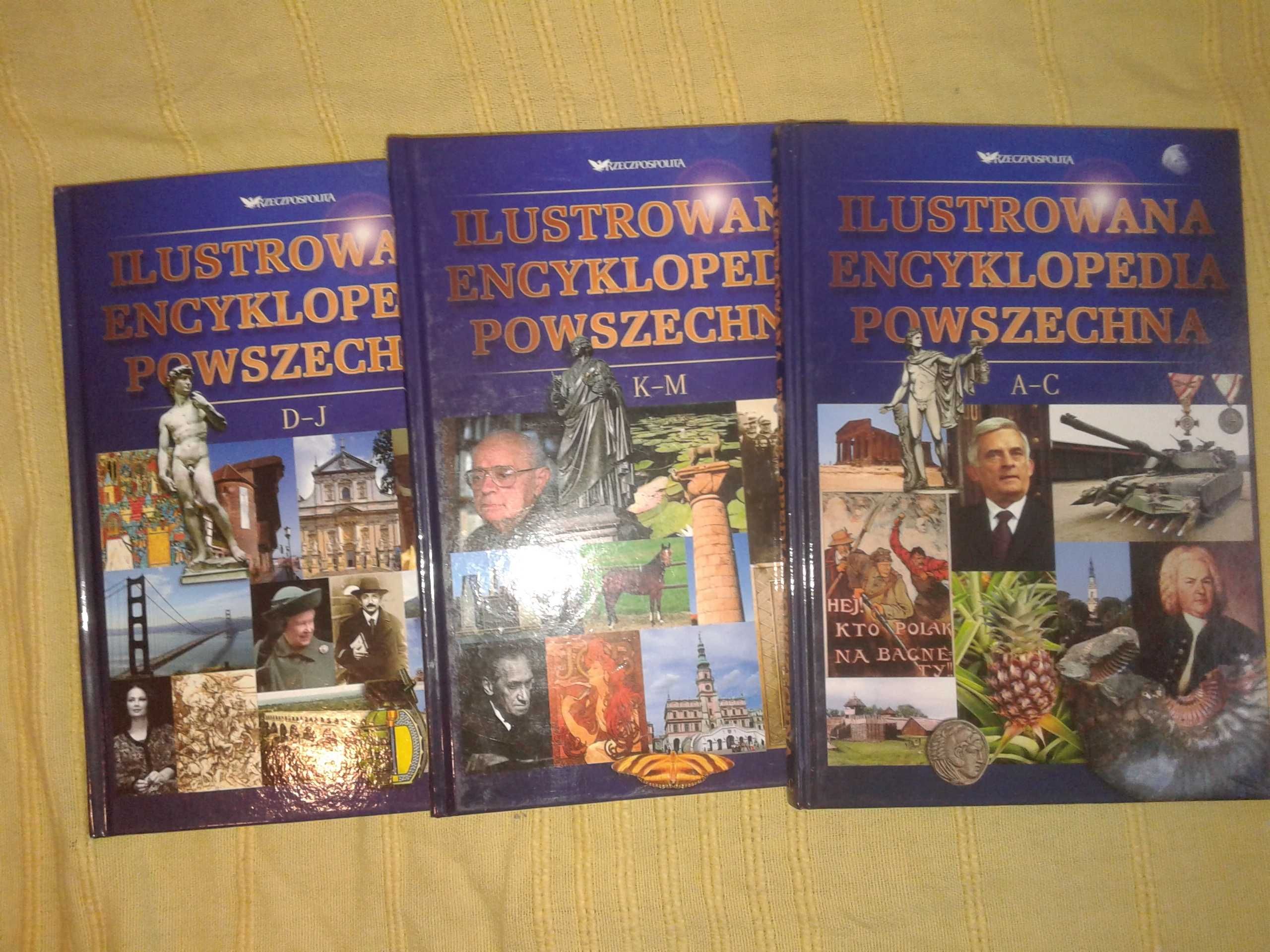 Ilustrowana Encyklopedia Powszechna tom 1,2,3.