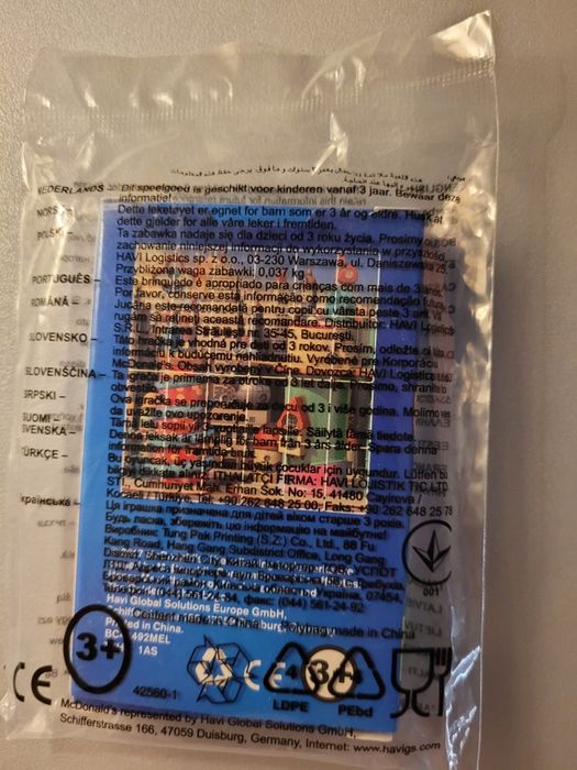 McDonald's - Karty_puzzle Piotruś Pan 2w1 - NOWE.