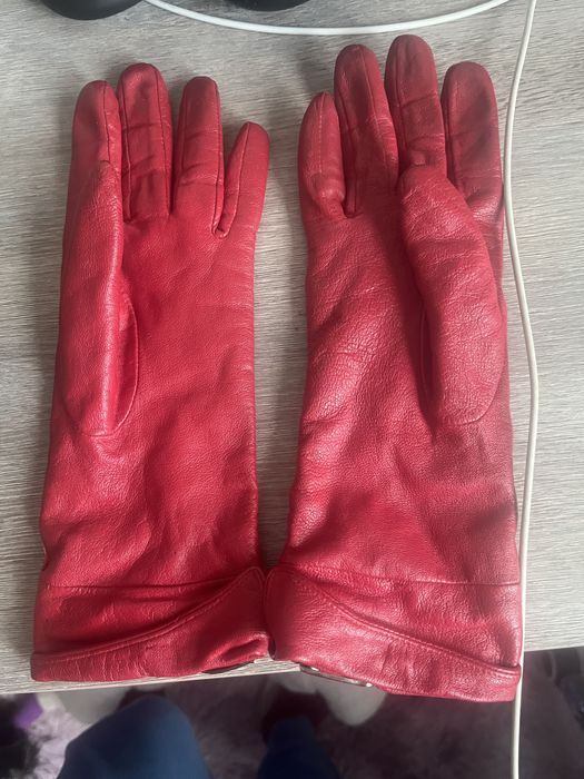 Перчатки з натуральної шкіри