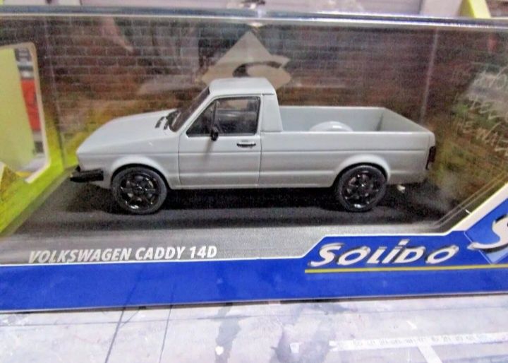 Solido 1:43 volkswagen vw caddy 14D mk1 pick-up ano 1982
