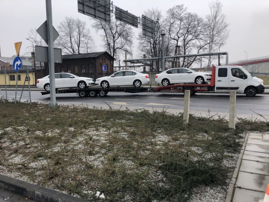 Pomoc drogowa 24h Transport aut samochodów busów z Niemiec laweta