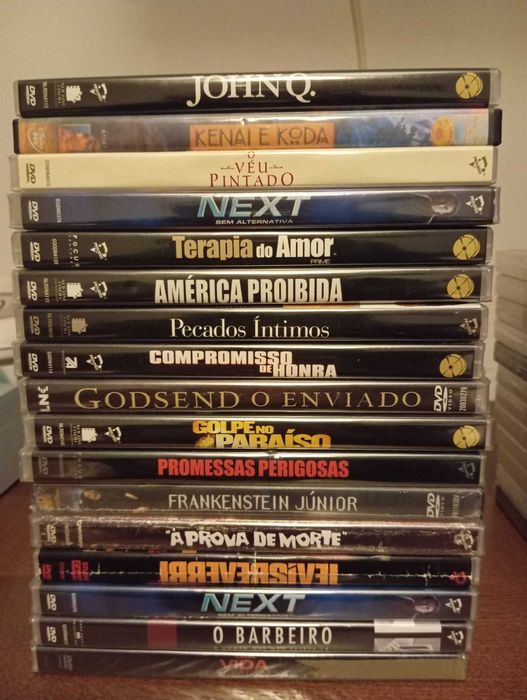 Filmes DVD embalados de origem selados