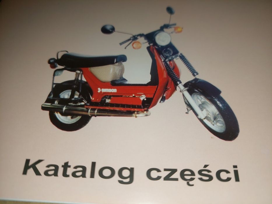 Instrukcja obsługi katalog czesci rama silnik simson sr50 skuter