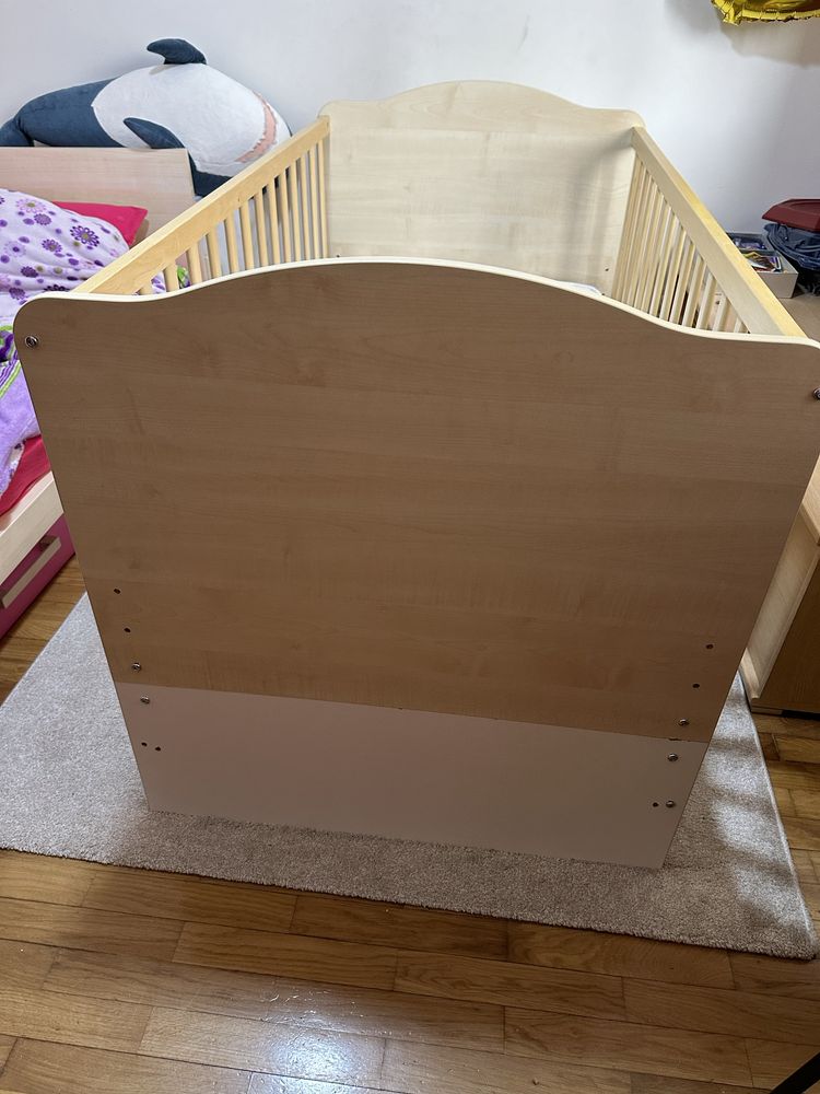 Cama de bebê com colchão Kombi-Kinderbett