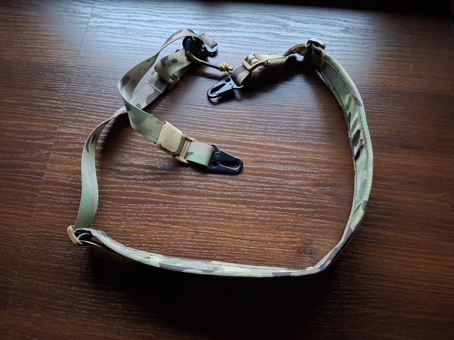 Pas nośny multicam 2/1 punktowy z regulacją Cordura