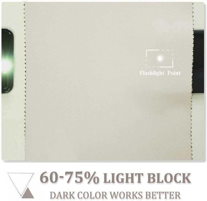 Zazdrostka Zasłona Zaciemniająca 120x140 Do Kuchni Krótka Firanka Beż