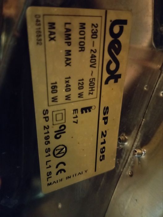 Вытяжка кухонная BEST SP 2195