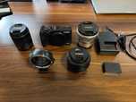 Canon M3 + kit 18-55 /adapter EF-M/Samyang 12 f2 / EF 50mm 1.8/ ZESTAW