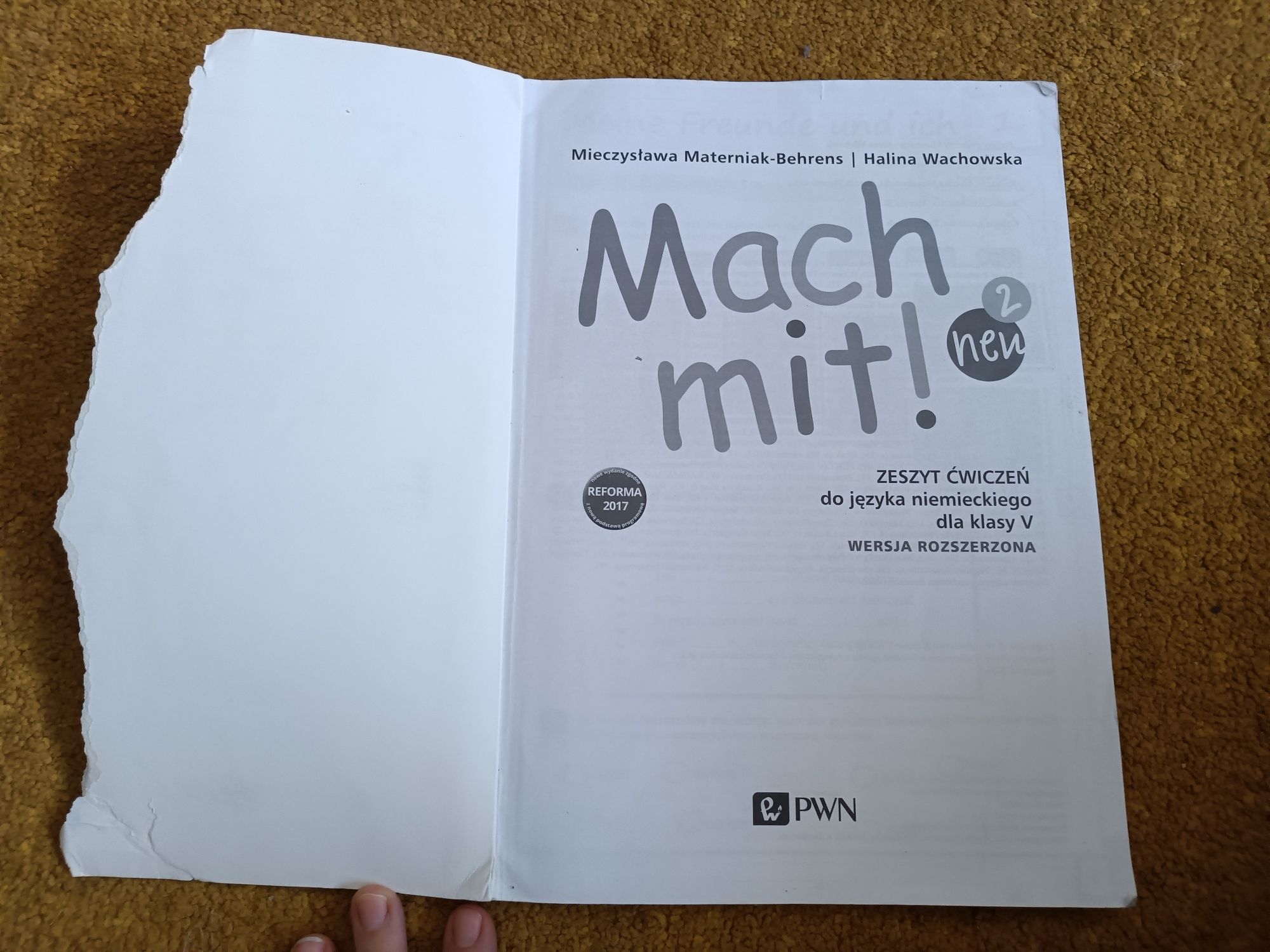Mach mit 2 zeszyt ćwiczeń do języka niemieckiego