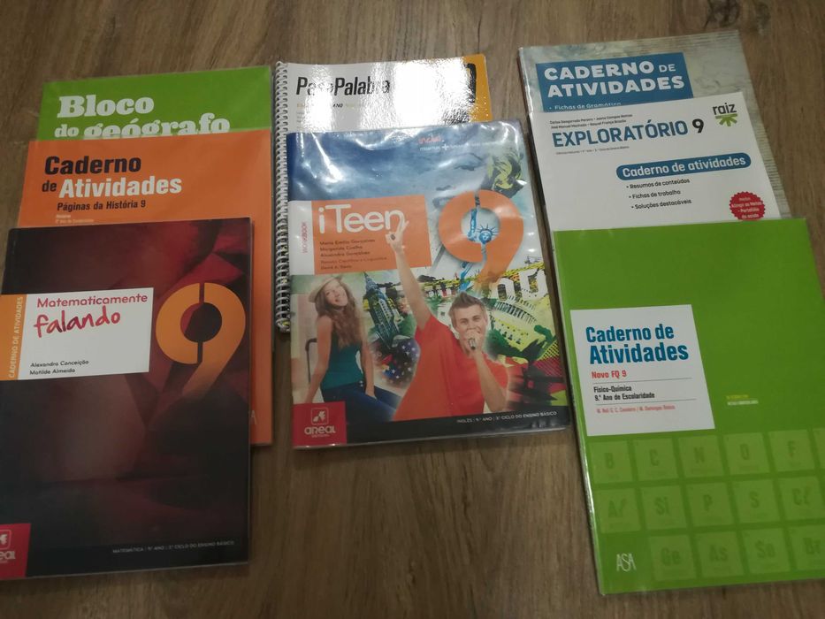 Cadernos de atividades 9 ano